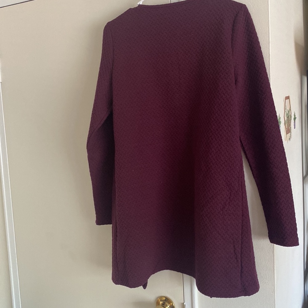 NWT Vila Purple Long Sweater Jacket - Picture 5 of 5